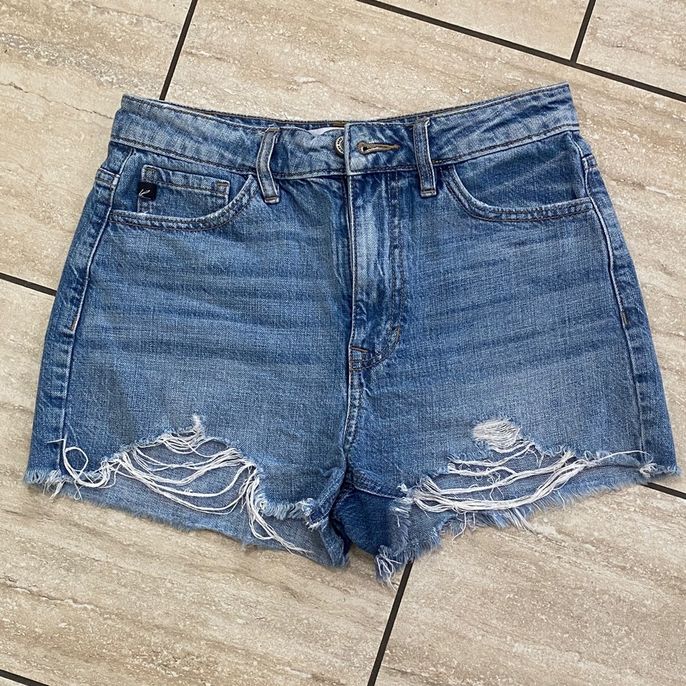 KanCan Distressed Denim Jean Shorts